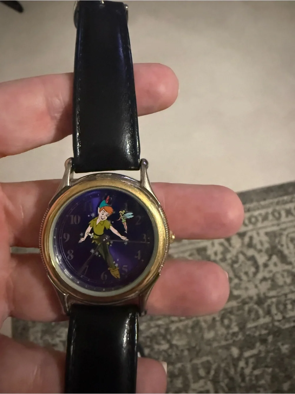 Vintage Disney Peter Pan Tinker Bell Film Classics Watch 1990s Needs Battery